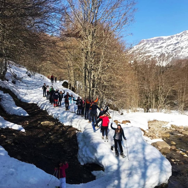 ¡Gran camicrema en la nieve! 