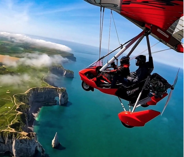 ¡Aguas turquesas vistas desde el cielo! 