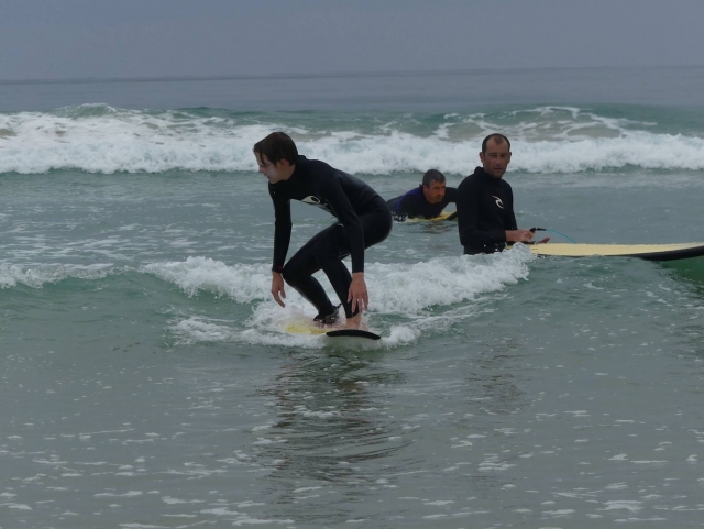  Clases de surf en Messanges. 