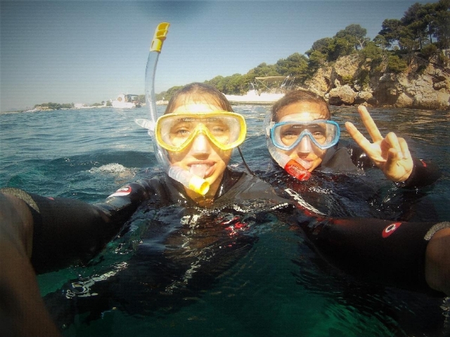  Snorkel en Cap d'Agde. 