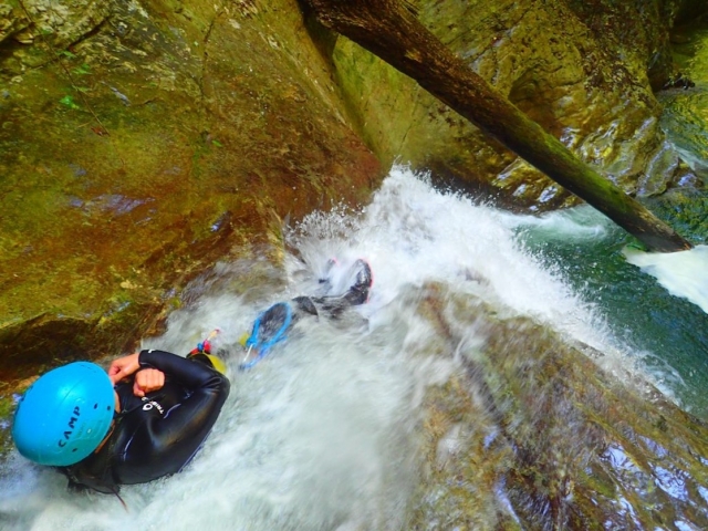  Descarga de adrenalina en un tobogán natural. 