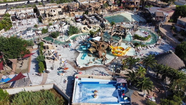  Todas las atracciones vistas desde el cielo. 