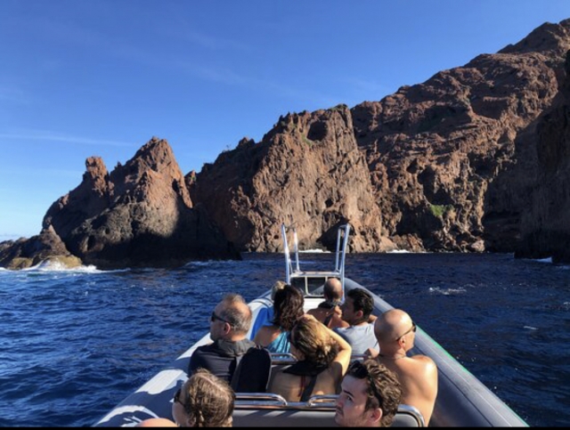  Paseo en barco por el Golfo de Porto 