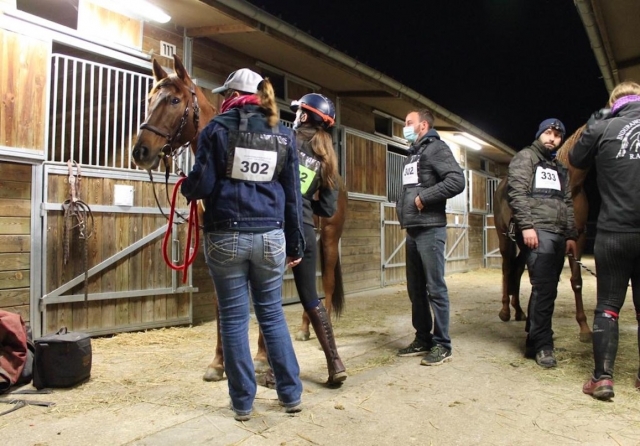 Preparándose para el viaje.