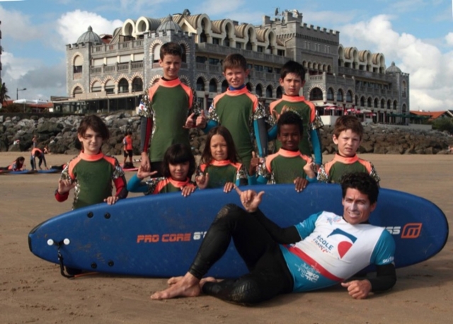  Fin de la clase de surf para el Piou-Piou 