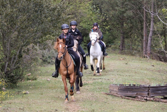 Pbaños a caballo en Ardèche - 1h30