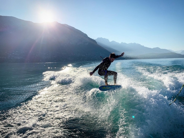  Un entorno propicio para el wake surf. 