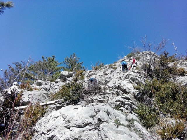 Escalada en roca salvaje