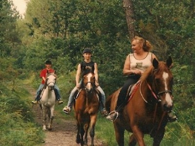 Pbaños a caballo en Gironda. 