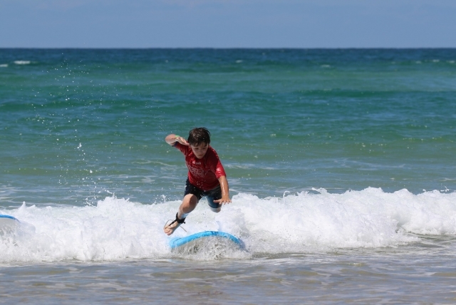  Un surfista en Seignosse. 