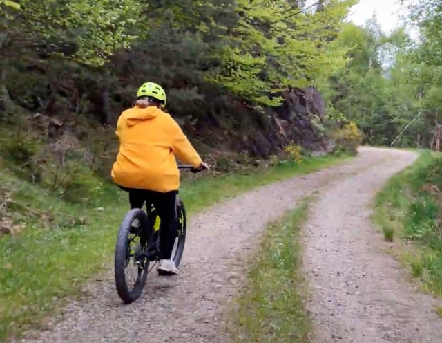  Un circuito para recorrer en bicicleta de cerro.