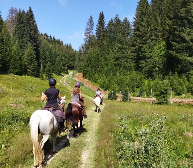  Pbaños a caballo por los senderos de Saboya 