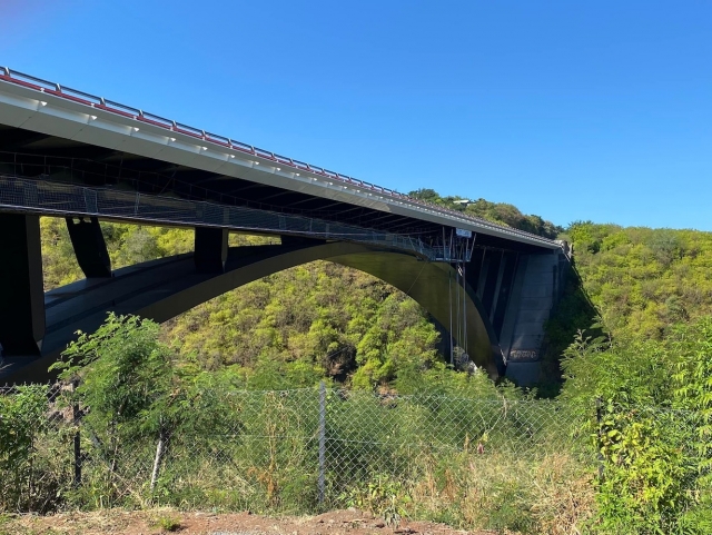 El puenle Viaducto de la Fontaine. 