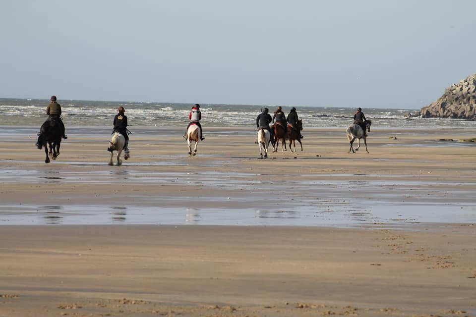 Las playas de Normandía a caballo Las playas de Normandía a caballo