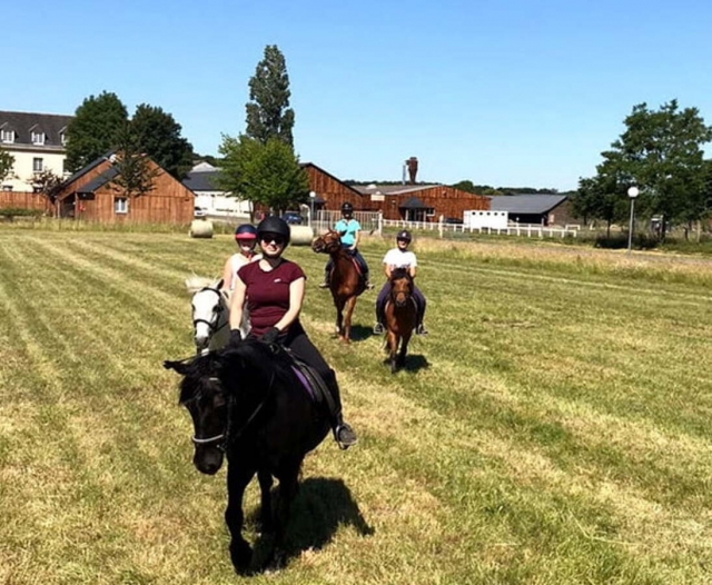  Momento de relax a caballo
