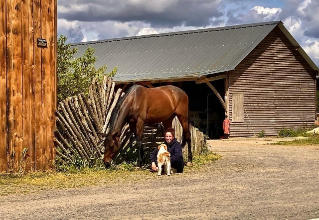  Escenario perfecto para un paseo a caballo.