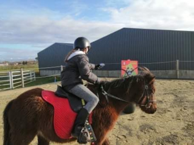  Iniciación a subir en pony en Roiffé 