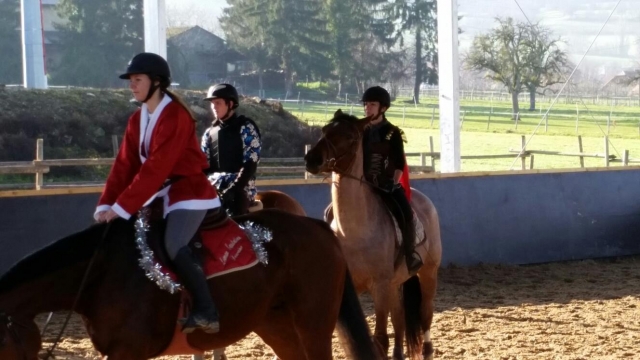  Preparación para subir a caballo 