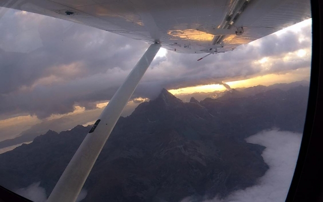 Vista desde el avión 