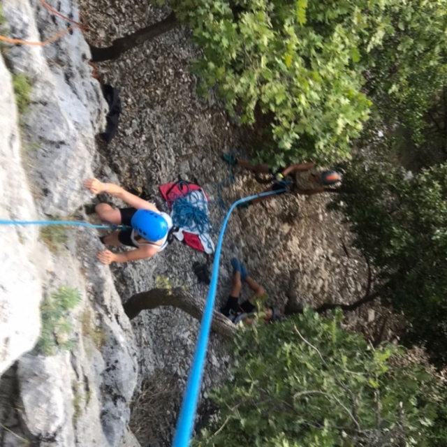  Sesión de escalada en Ardèche
