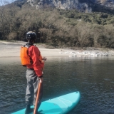 Descubrimiento del SUP en las gargantas del Ardèche 2h