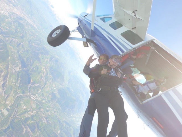 Salto en paracaídas tándem en Tallard 