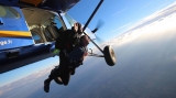 Bautismo en paracaídas tándem en Vieux-Reng -4000m