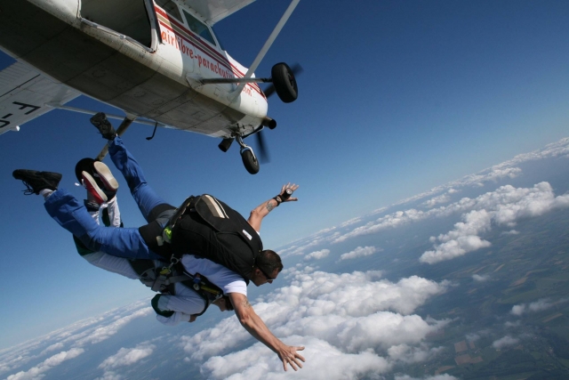  Salto en tándem cerca de Dieppe 