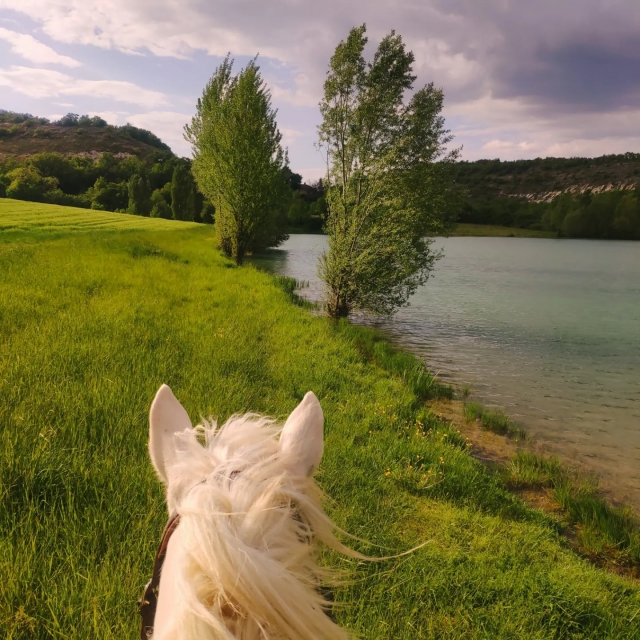  Pbaños a caballo por el río 