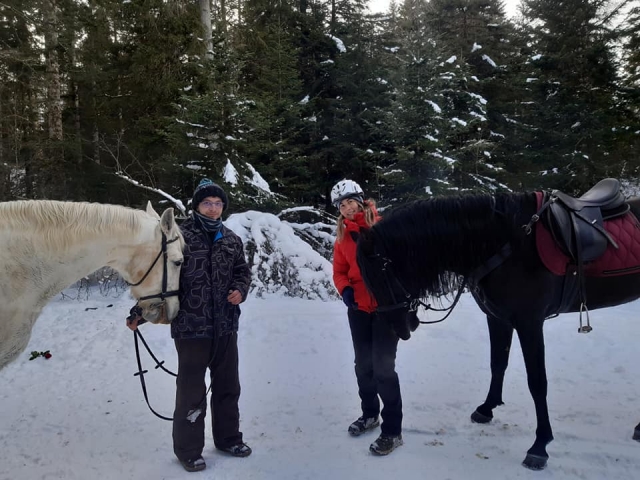  Listos para el paseo a caballo 