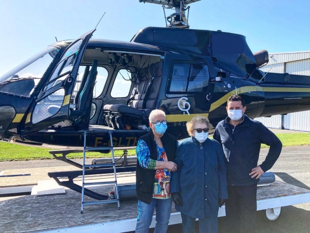 Listo para el vuelo en helicóptero 