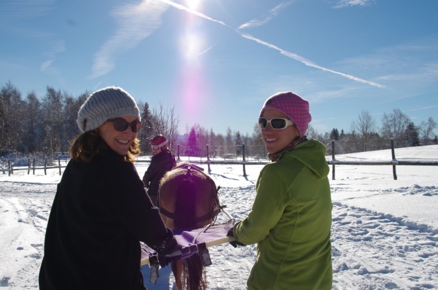  Skijoring para dos 