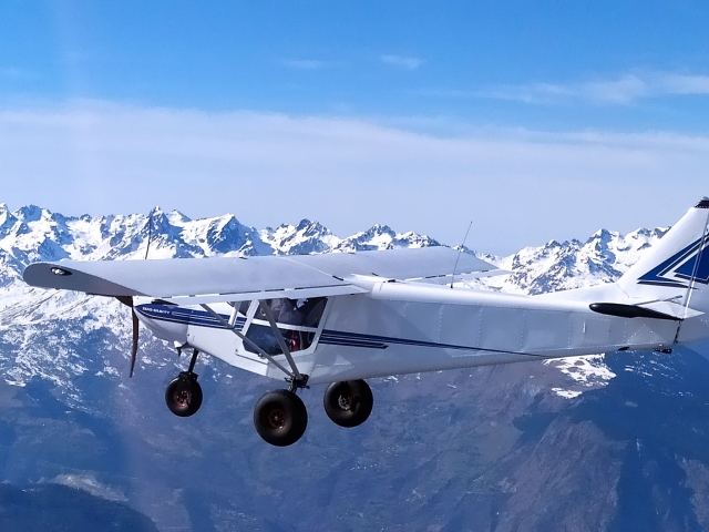 Vuelo sobre los Altos Alpes 