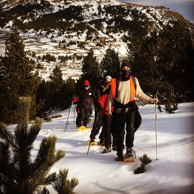  Subida a las cimas con raquetas de nieve 
