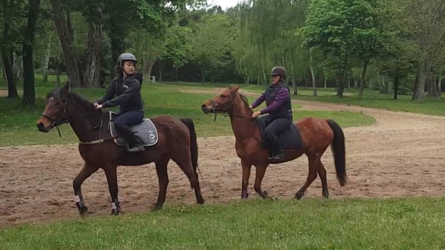 Pbaños a caballo en Essonne