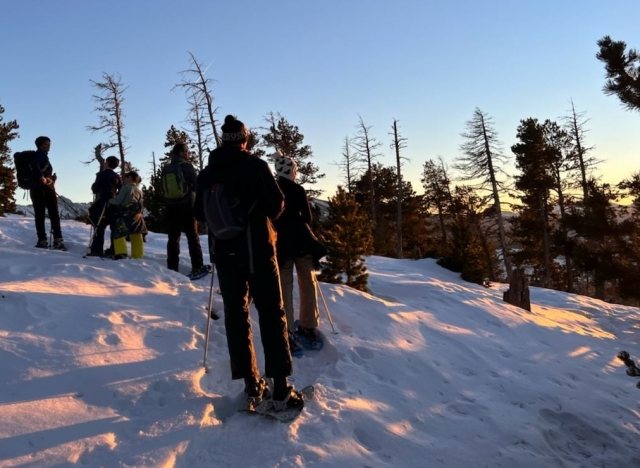  Ruta con raquetas de nieve al amanecer 