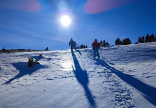 Jornada con raquetas de nieve en Pirineos 2000