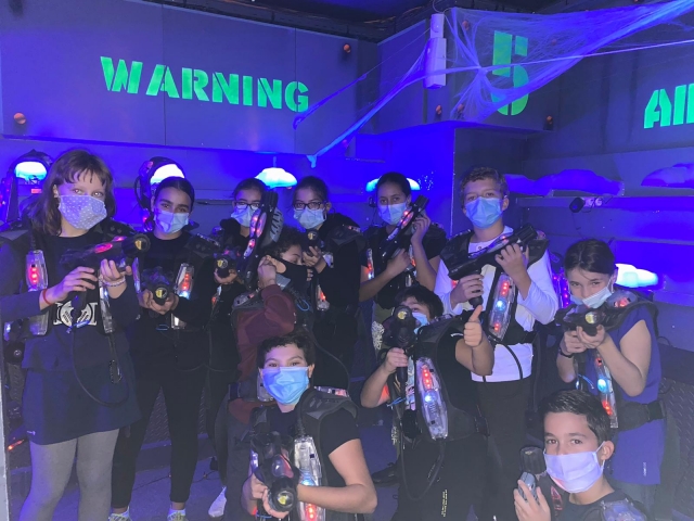  Listo para el juego de Laser Tag 