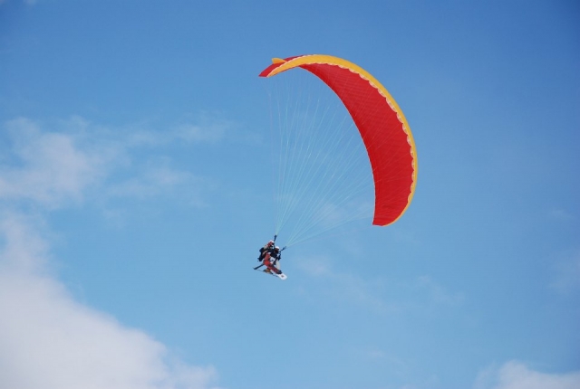  Vuelo en parapenle con esquí en Saboya