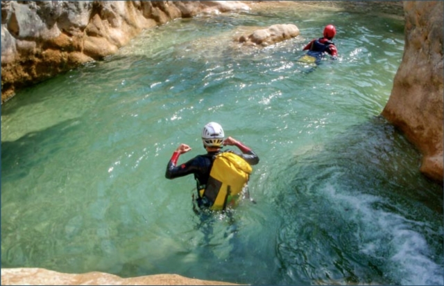 Descenso de barranquismo al Pussy Canyon 