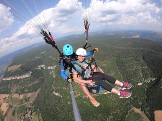 Vuelo en parapente en Millau + Vídeo 20 min