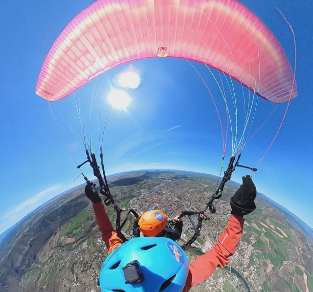  Vuelo en parapenle biplaza en Aveyron 