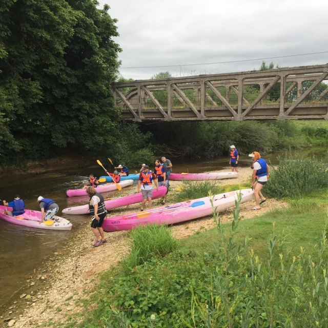  Lanzamiento de los kayaks 