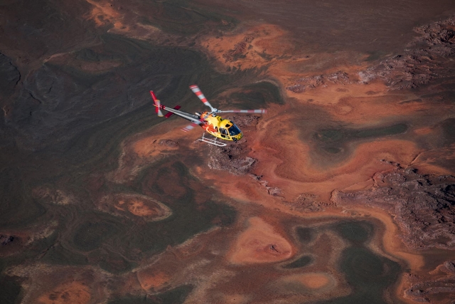  Vuelo en helicóptero sobre la Plaine des Sables 