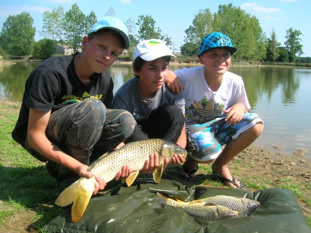  Sesión de pesca para niños 