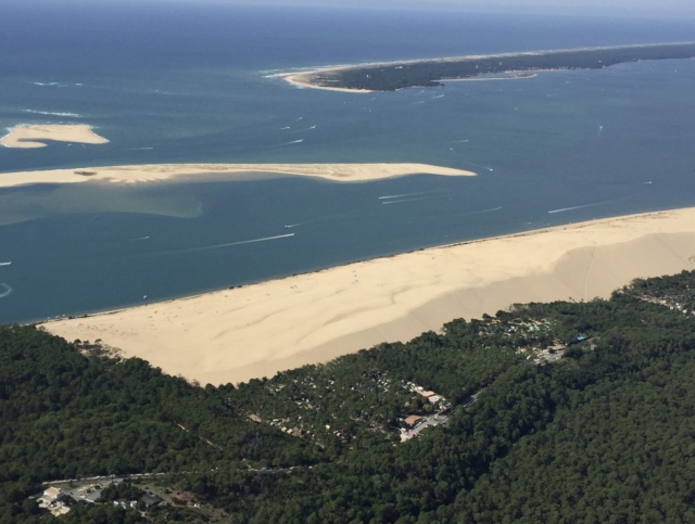 Vuelo en helicóptero sobre el Banco de Arguin