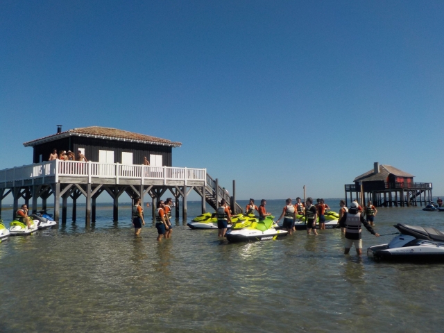  Descubrimientos de las Cabanes tchanquées en jet ski 