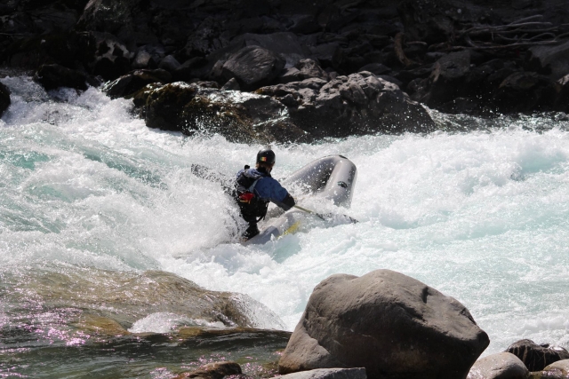  Cano-raft en la Ubaye 