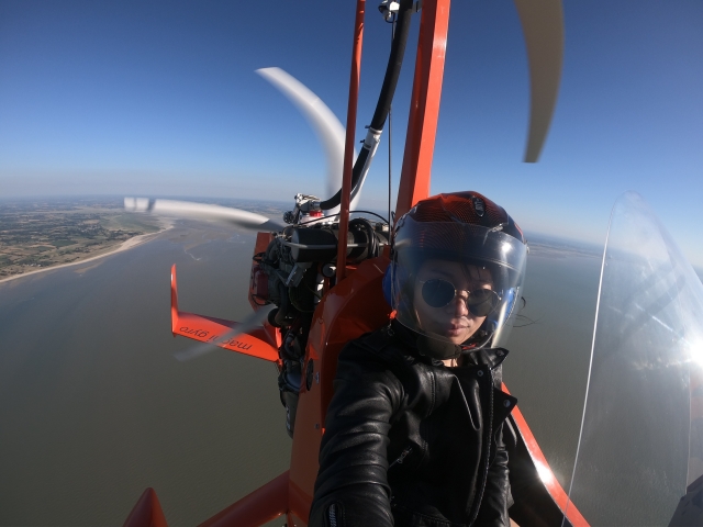  Vuelo en ultraligero en el Canal de la Mancha 