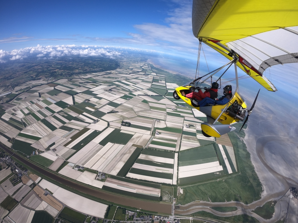 Experiencia de vuelo en ultraligero en Normandía 